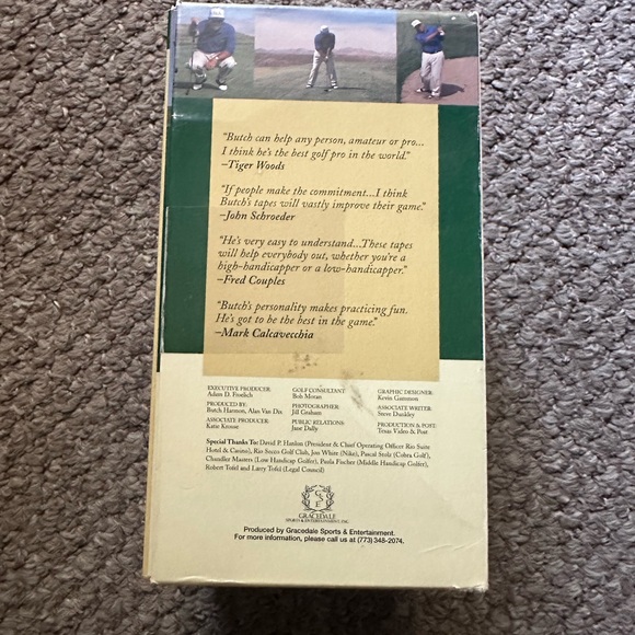 Christmas / Father’s Day! Conquering Golf with Butch Harmon VHS Complete Set - Picture 2 of 7